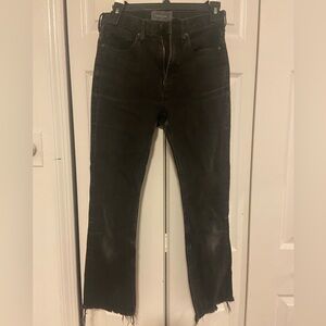 Everlane high rise kick crop jeans